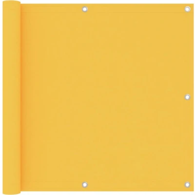 Afbeelding van Balkonscherm 90x500 cm oxford stof geel