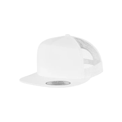Afbeelding van Flexfit Unisex Baseball Cap Classic Trucker Vrouwen/Mannen Cap, Wit, One Size