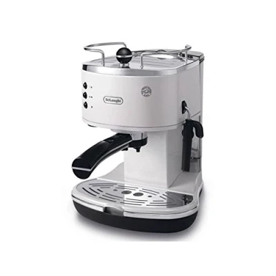 Image de De&#039;Longhi Icona ECO 311.W machine à café avec buse vapeur &quot;Cappuccino&quot; 15 bar blanc perle