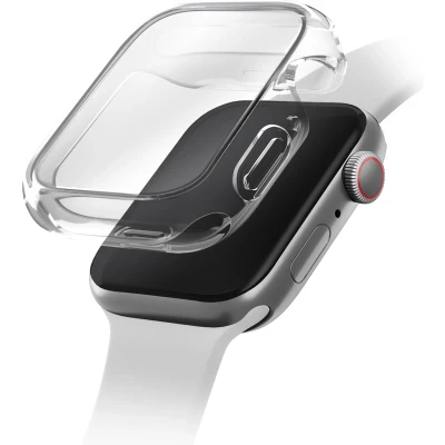 Afbeelding van UNIQ Garde Apple Watch Series 7/8 41 mm kast. transparant/helder