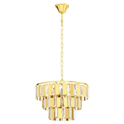 Afbeelding van EGLO Erseka Hanglamp E14 Staal;Glas Goud