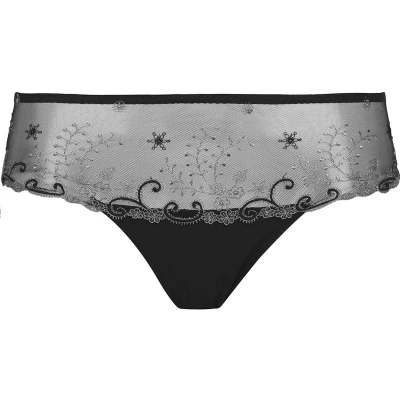Afbeelding van Simone Pérèle dames Delice shortje met kant in de kleur Zwart, maat: 44