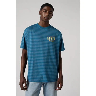 Afbeelding van Levi&#039;s Vintage FIT Graphic TEE Tshirt print, Heren, Maat: XS, Hampton bay