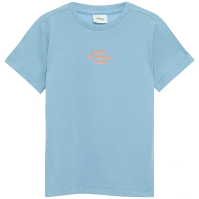 Afbeelding van s.Oliver T shirt Maat 128/134 Jongens 5952 Blue
