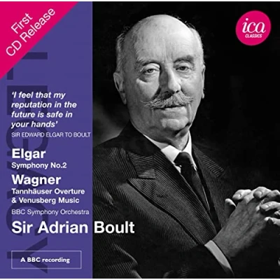 Afbeelding van BBC Symphony Orchestra, Sir Adrian Boult Elgar: No.2 Wagner: Tannhäuser Overture (CD)