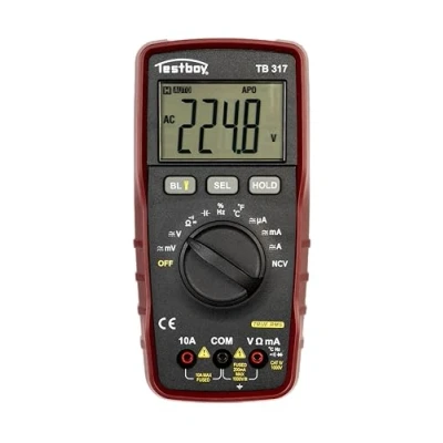 Afbeelding van Testboy TB317 Multimeter Digitaal CAT IV 1000 V