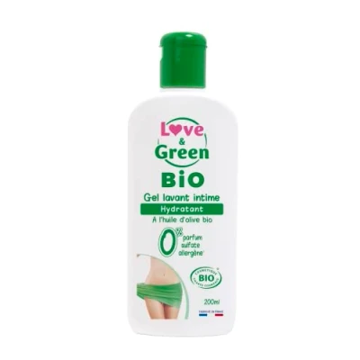 Afbeelding van Love &amp; Green Lavant Intime Hydraterende Bio Gel 200 ml Gemaakt in Frankrijk