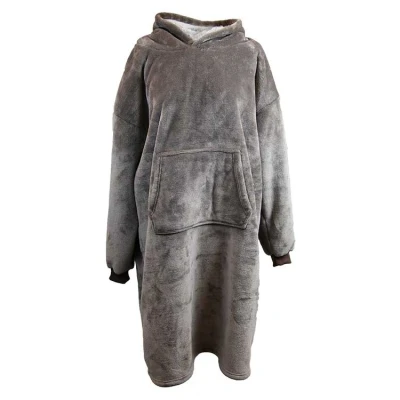 Afbeelding van Unique Living Hoodie Oversized Taupe 70x110cm