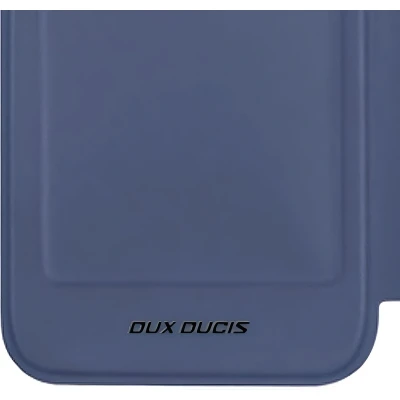 Afbeelding van Dux Ducis Telefoonhoesje geschikt voor Samsung Galaxy S24 Hoesje Magsafe Magneet Met Ringhouder Skin X Pro Book Case Series Donker Blauw