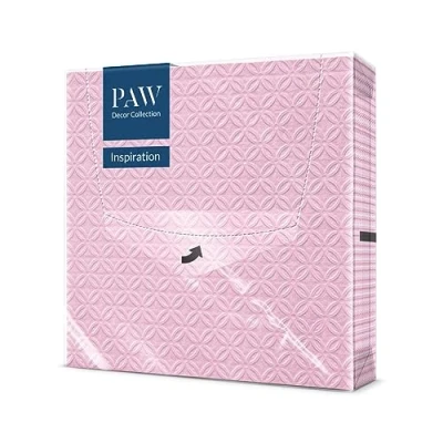 Afbeelding van PAW Decor Collection papieren servetten, 3 laags, 33 x cm. 20 stuks. Perfect voor verjaardagen, naamfeesten, tuin, familie, lichtroze