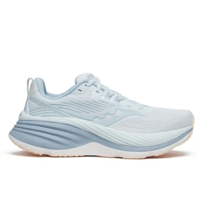 Afbeelding van Saucony Hurricane 24 Hardloopschoenen voor op de weg, Dames, Maat: 41, Ice melt Textiel/ synthetisch