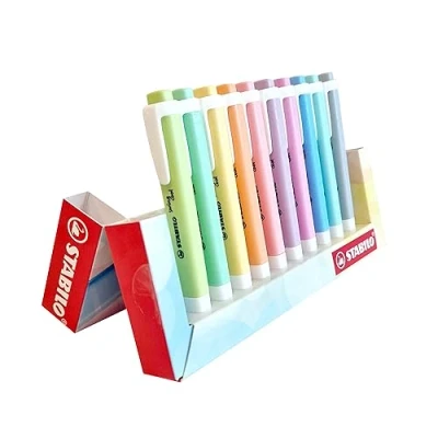 Afbeelding van STABILO Swing Cool markeerstiften, verschillende kleuren, 10 stuks