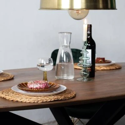 Afbeelding van Eettafel Diamond Ovaal 160cm Giga Meubel