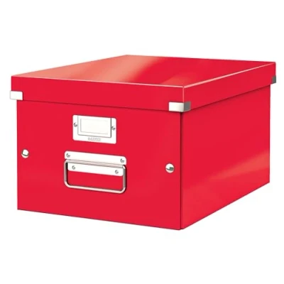 Afbeelding van Leitz WOW opbergdoos Click &amp; Store, ft M, rood