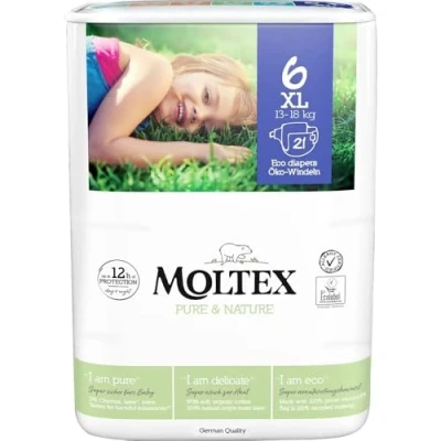 Afbeelding van Moltex Nature Babyluiers XL (16+kg)