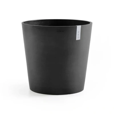 Afbeelding van Ecopots Amsterdam 60 cm donker grijs planten/bloembak pot