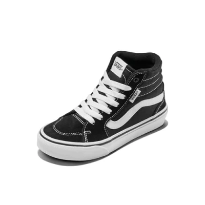 Afbeelding van VANS YT Filmore Hi (SUEDE/CANVAS)BLACK/WHITE Maat 31