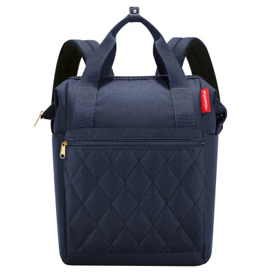 Afbeelding van Reisenthel Travelling Allrounder R rhombus midnight gold backpack