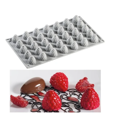 Afbeelding van Pavoni Siliconen Vorm Frambozen 24x27mm (35) 30x17,5cm