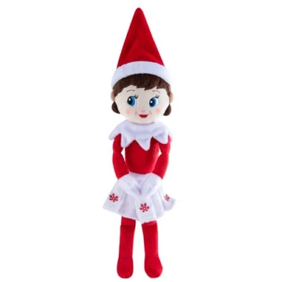Afbeelding van The Elf On Shelf Plushee Pals Snuggler Meisje Met Blauwe Ogen