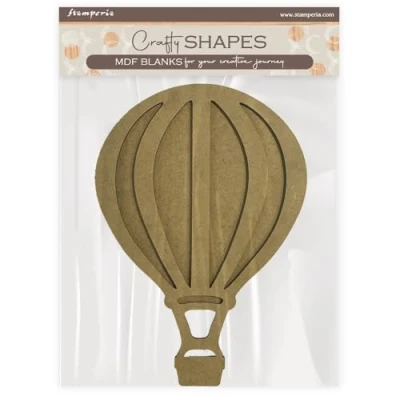 Afbeelding van Stamperia Timeless MDF Crafty Shapes Blanks Air Balloon (KLSM52)