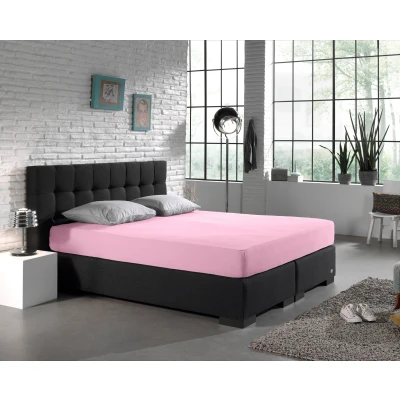 Afbeelding van HC Dubbel Jersey Hoeslaken Roze 123vloerkleed.nl is de online webshop voor vloerkleden en woonaccessoires.