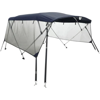 Afbeelding van Biminitop 4 bogen met mesh zijwanden 243x(185 198)x137 cm