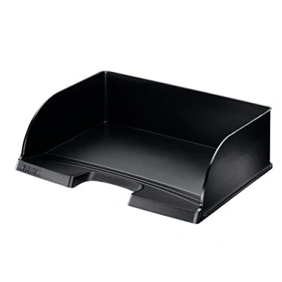 Afbeelding van Leitz Brievenbak A4, liggend formaat, jumbo, zwart, Plus, 52190095