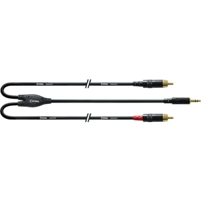 Afbeelding van Cordial soundcard kabel jack 1,5m Y Audio CFY 1.5 WPP LONG Invoerkabel