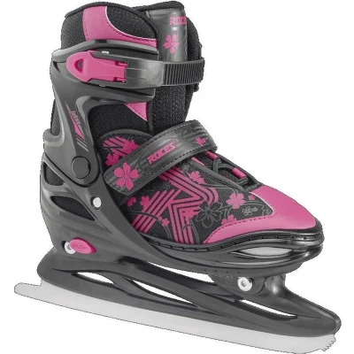 Afbeelding van Roces Jokey Ice 3.0 verstelbare schaatsen zwart/roze maat 34 37