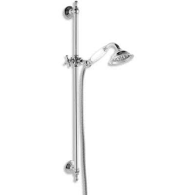 Afbeelding van Novaservis, Douchekop, Doucheset FERRO RETRO N160, compleet met statief 78 cm, verschuifbare douchehouder, 1 functies (1 Typen balken)