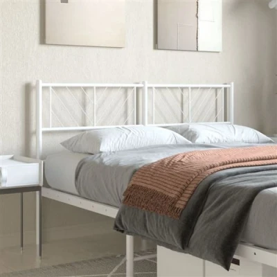 Afbeelding van Hoofdbord 140 cm metaal wit