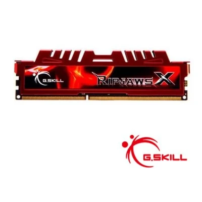 Image de Mémoire RAM G.SKILL 8 Go Performance Series RipjawsX DDR3 1866MHz DIMM Bureau Rouge F3 14900CL10S 8GBXLx1
