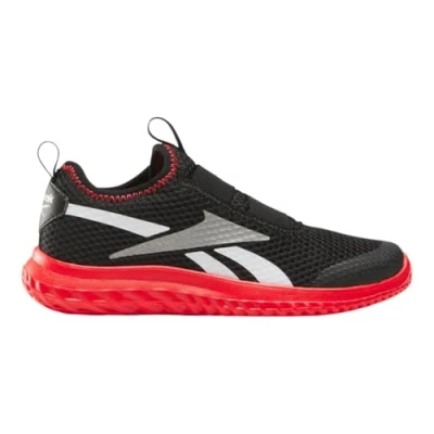 Afbeelding van Reebok RUSH Hardloopschoenen voor op de weg kinderen, Maat: 38.5, Black energyred white Kunststof/ textiel