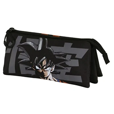 Afbeelding van Dragon Ball Legend Drievoudig etui FAN 2.0, zwart, 23 x 11 cm, Taglia Unica, drievoudige 2.0 Legend, zwart.,