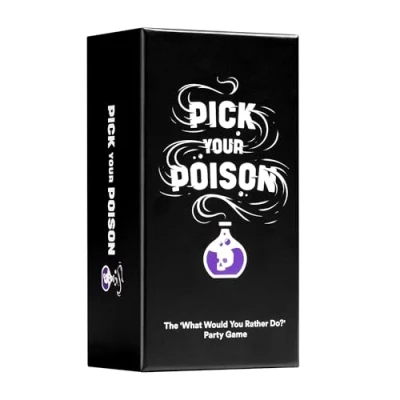 Afbeelding van Pick Your Poison Dyce Games &quot;What Would You Rather Do?&quot; het spel &quot;Wat doe je liever?&quot; in Engels Familie editie Vanaf 10 jaar 3 spelers