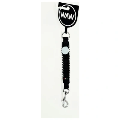 Afbeelding van Waw Easy Dog Walk Zwart Hondenriem Schokdemper 24.5 cm 11 15 Kg