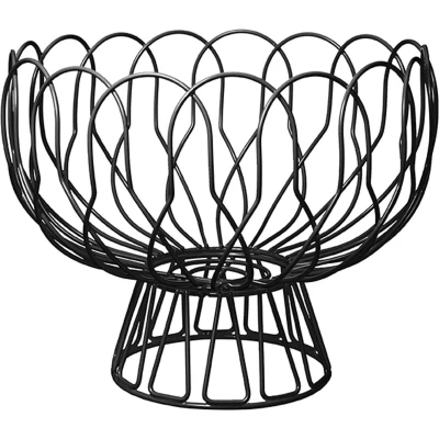 Afbeelding van Fruit bowl Wired metal black