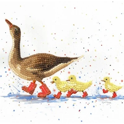 Afbeelding van Bree Merryn Diamond Art Card Kit Puddle Parade