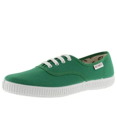 Afbeelding van victoria Uniseks kinderen espadrilles 106613 KIDS Plimsoll 1915 canvas, Groen
