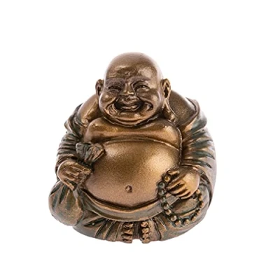 Afbeelding van lachineuse 6 lachende Boeddhafiguren Abondance 5 cm