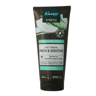 Afbeelding van 1+1 gratis: Kneipp Douchegel Men 3 in 1 Fresh &amp; Sensitive 200 ml