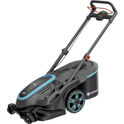 Afbeelding van GARDENA PowerMax Duo 46/36V P4A Ready To Use Set Accu grasmaaier Incl. 2 accu&#039;s, oplader, Met graskam, Inste