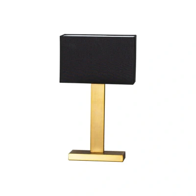 Afbeelding van By Rydéns Prim tafellamp hoogte 47cm goud/zwart