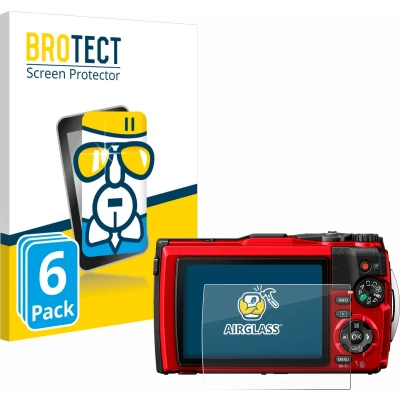 Afbeelding van BROTECT Screenprotector voor Olympus Tough TG 6 Folie Beschermfolie Beschermglas transparant (6 Stuks)