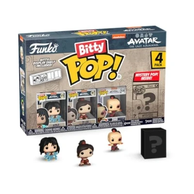 Image de Funko Bitty Pop! Avatar: The Last Airbender Azula With Lightning, Ty Lee, Zuko Fire Daggers et une Mini figurine Mystère en Surprise 2.2 Cm le Dernier Maître de L&#039;air) Collectionnable