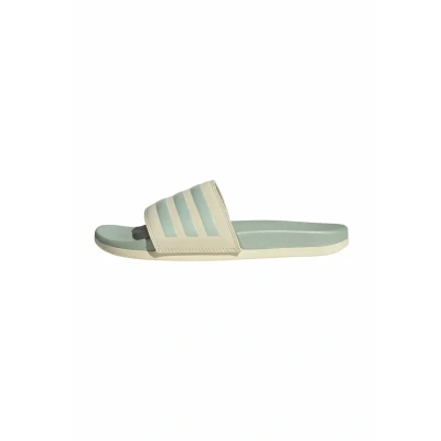 Afbeelding van adidas Performance Lette Comfort Badslippers, Dames, Maat: 38, White linen green met Kunststof