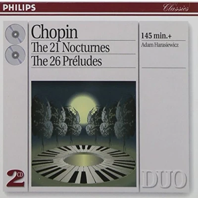 Afbeelding van Chopin: The 21 Nocturnes, 26 Preludes / Harasiewicz
