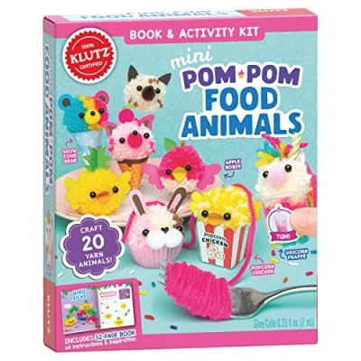 Afbeelding van Klutz Mini Pom Food Animals