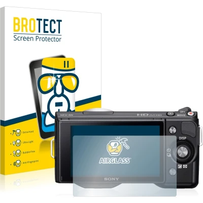 Afbeelding van BROTECT Screenprotector voor Sony Alpha NEX 5N Folie Beschermfolie Beschermglas transparant